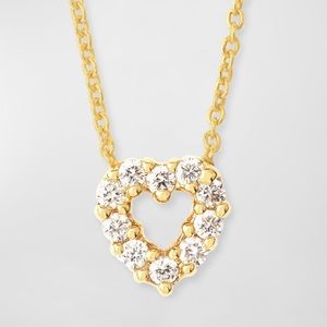 Roberto Coin Diamond Heart Pendant Necklace